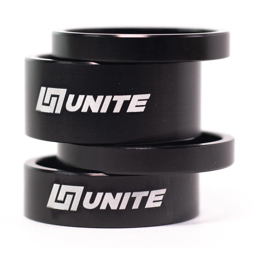 Unite Unite Headset Spacers 1-1/8in Black